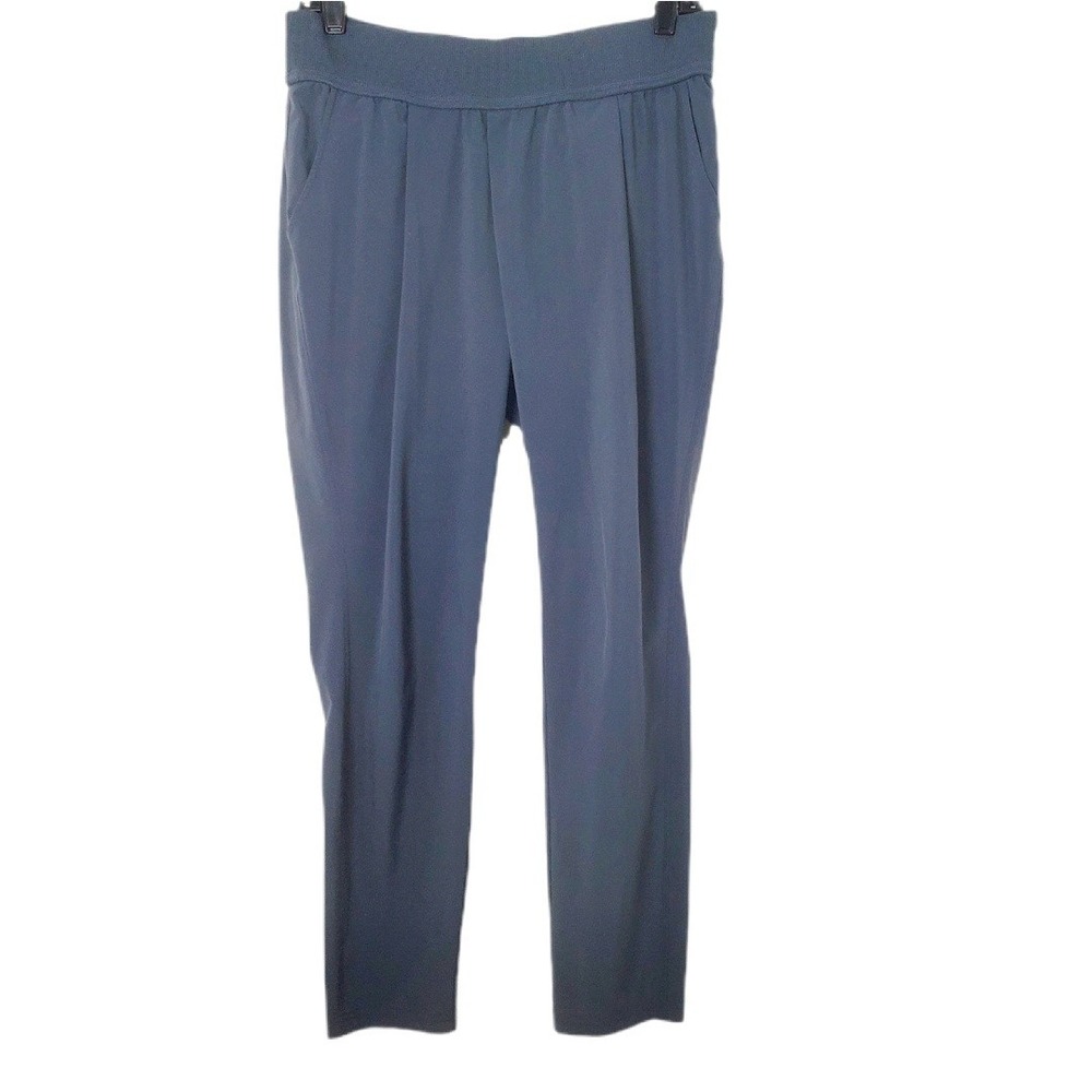 Athleta Gray La Viva Tapered Pants Ribbed Waist 983352 Gray Activewear Womens